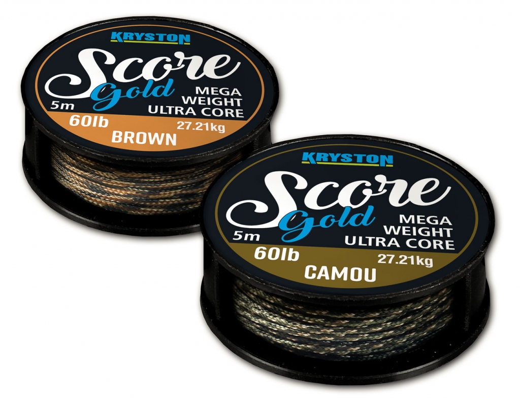 Kryston Score Mega Weight Ultra Core 10m Leadcore Lead Core Vorfach für Karpfen
